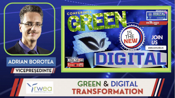 Interviul Dl. Adrian Borotea, vicepresedinte al RWEA, in cadrul Conferintei Green is the new digital